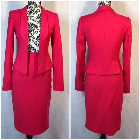 Antonio Melani Pink Jacket and Skirt Suit - Picture 2 of 8